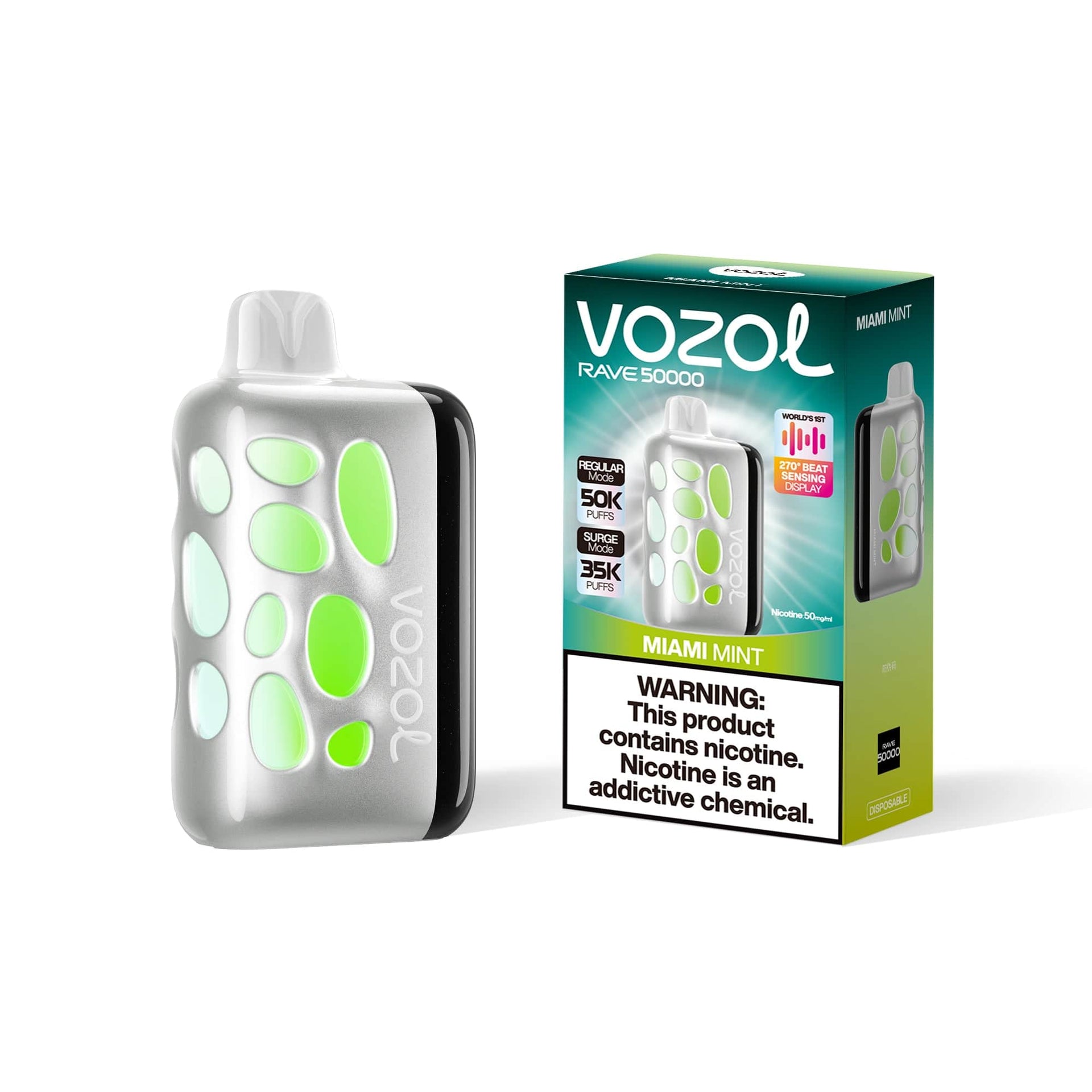 Miami Mint – VOZOL Rave 50000 Disposable