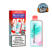 Watermelon Cotton Carnival Lost Mary MT35000 Turbo Cotton Carnival Edition disposable vape, 35,000 puffs, 5% nicotine, no ice