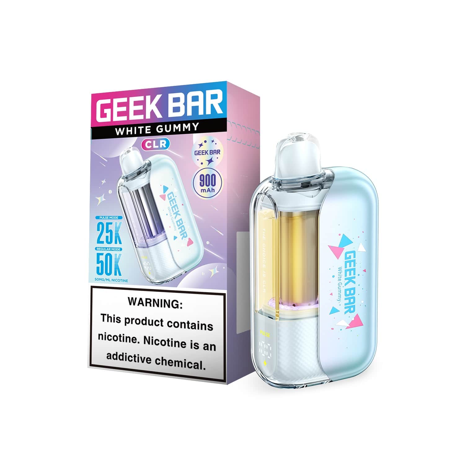 White Gummy – Geek Bar CLR 50K Disposable Vape