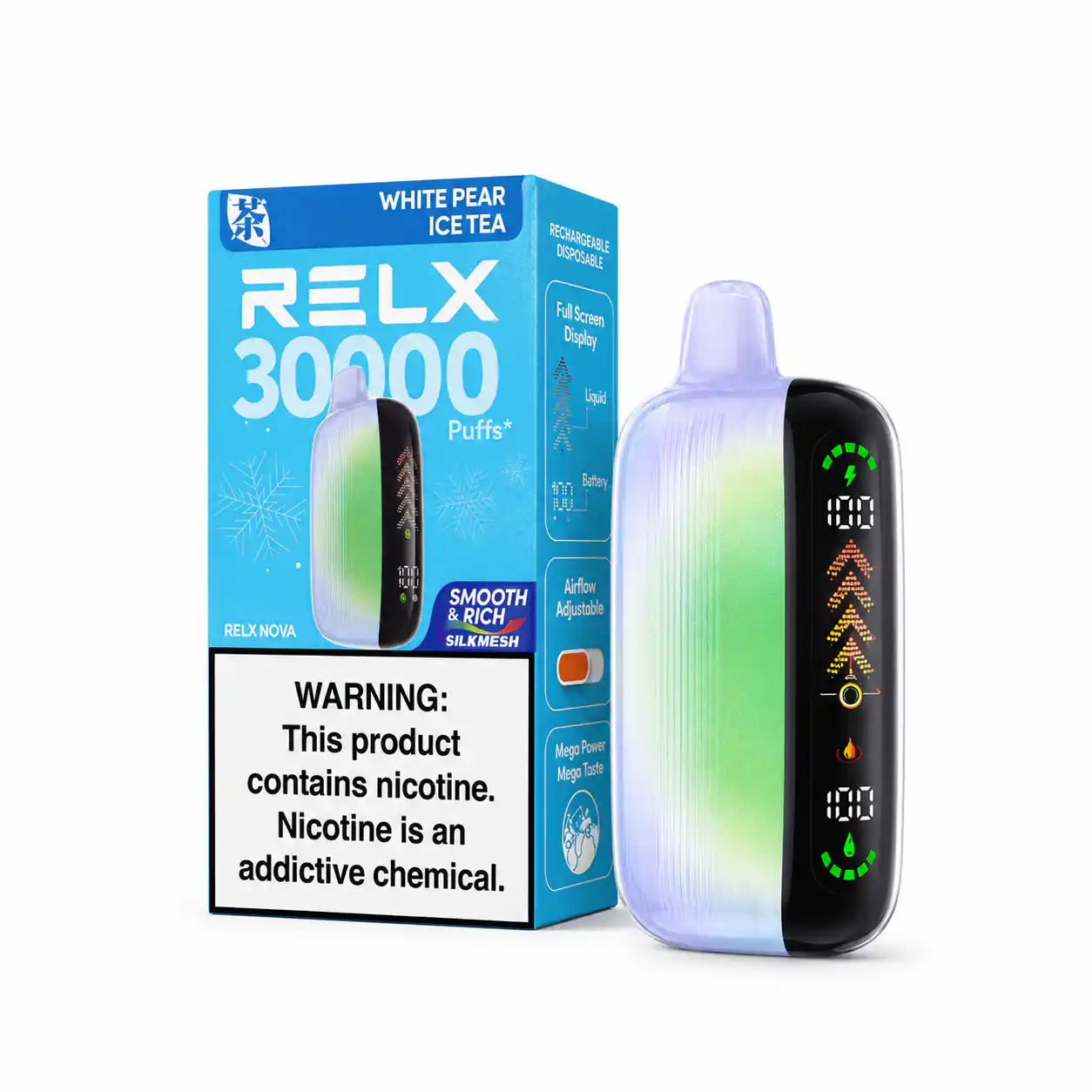relx pod white freeze Pear Ice Tea Nova Silkmesh 30K Disposable Vape – JellyPuffs Flavor:Red Ice read results (test results vapes similar to njoy Spray Black