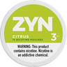 ZYN Citrus Nicotine Pouches 3mg 6mg 3mg / 1 Can