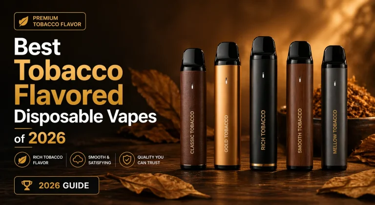Best Tobacco Flavored Disposable Vapes of 2026, Ranked