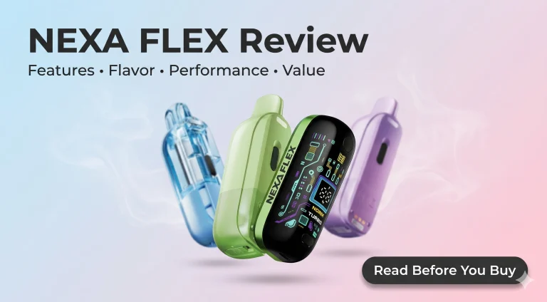 NEXA FLEX 30K / 40K Review: The Modular Disposable Vape with Swappable Pods