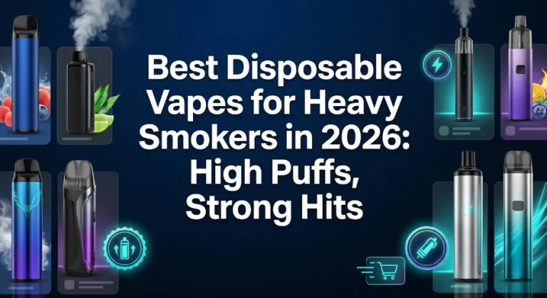 Best Disposable Vapes for Heavy Smokers in 2026: High Puffs, Strong Hits