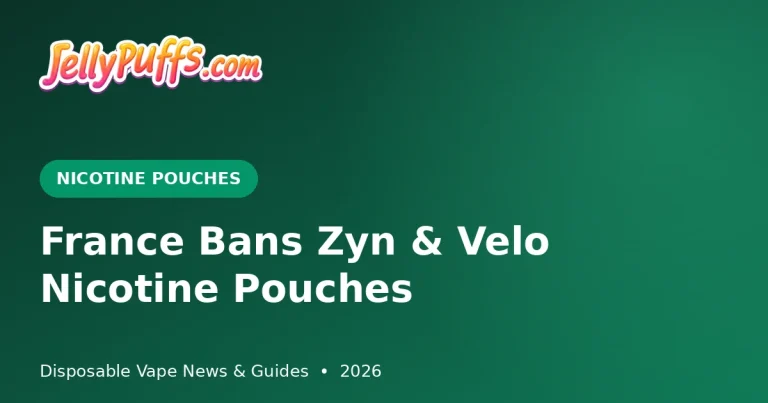 France Bans Zyn and Velo Pouches — Heavy Fines for Travelers