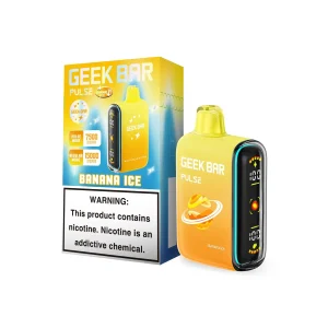 Banana Ice - Geek Bar Pulse 15k Disposable Vape JellyPuffs