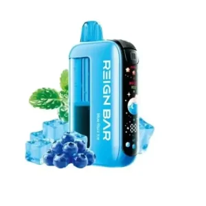 Blue Razz Ice - Reign Bar Mana 50k Disposable Vape JellyPuffs