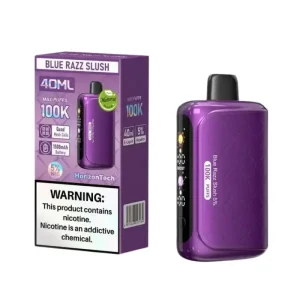 Blue Razz Slush - HorizonTech 100k Disposable Vape JellyPuffs