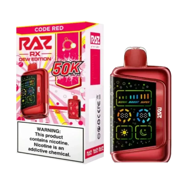 Code Red - RAZ RX 50K Dew Edition Disposable Vape JellyPuffs