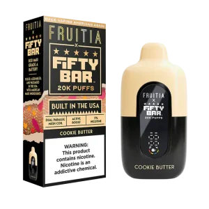 Cookie Butter - Fifty Bar 20K Disposable Vape JellyPuffs