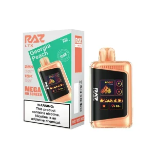 Georgia Peach - RAZ LTX DC25000 Disposable Vape JellyPuffs