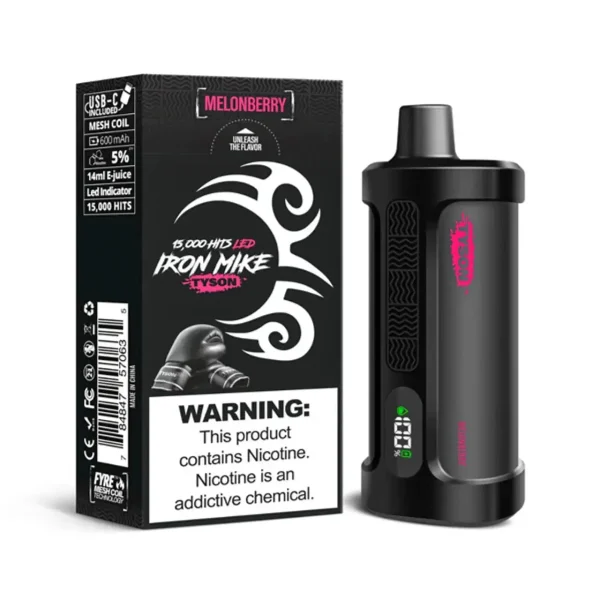 Melonberry - Tyson 2.0 Iron Mike 15000 Disposable JellyPuffs