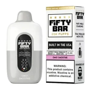 OMG! Smoothie - Fifty Bar 20K Disposable Vape JellyPuffs