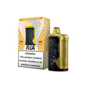 Pineapple Lime - Geek Bar Ria NV30k Disposable Vape JellyPuffs