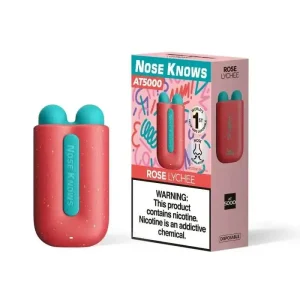Rose Lychee - Nose Knows AT5000 Disposable Vape JellyPuffs