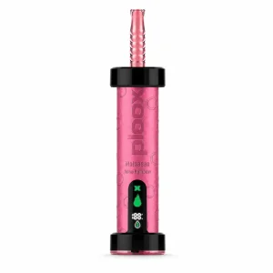 Rose Rainbow Ploox Molasses 75K disposable e-hookah by JellyPuffs — floral rose with sweet rainbow fruit candy, no ice; up to 75,000 puffs, 40mL, 0.5% (5mg) nicotine, rechargeable shisha vape