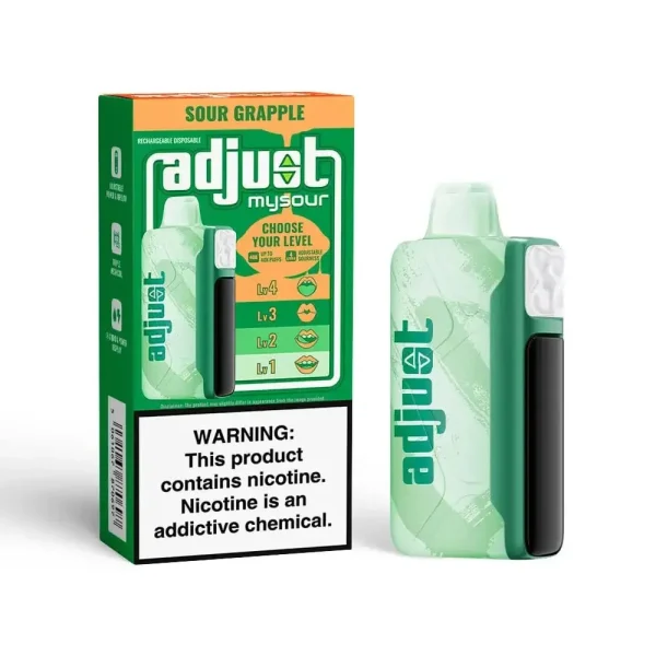 Sour Grapple - Adjust MySour 40K Disposable Vape JellyPuffs