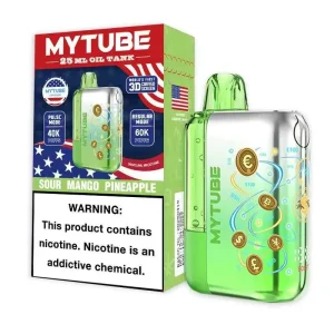 Sour Mango Pineapple - MyTube Ultra 60k Disposable Vape JellyPuffs