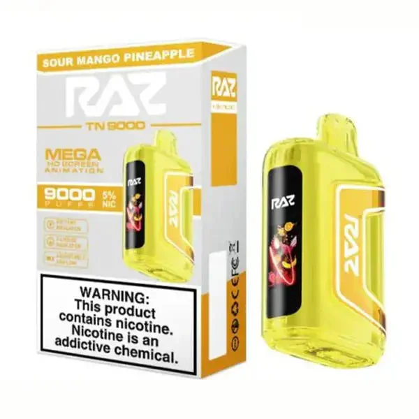 Sour Mango Pineapple - RAZ TN9000 Disposable JellyPuffs