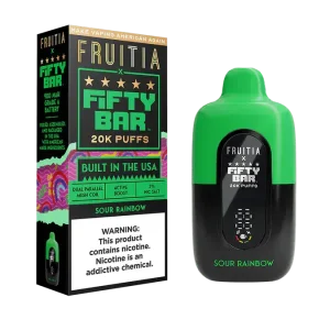 Sour Rainbow - Fifty Bar 20K Disposable Vape JellyPuffs
