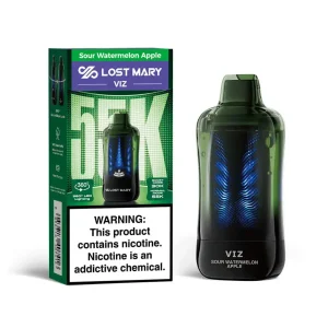 Sour Watermelon Apple - Lost Mary VIZ 55k Disposable Vape JellyPuffs