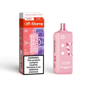 Sour Wildberry Twist - Off-Stamp Sweet Cube 25K Disposable Pod JellyPuffs