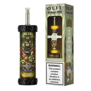 Strawberry Kiwi - Olit Hookalit Plus 100K Disposable E-Hookah JellyPuffs