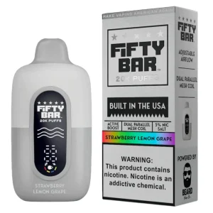 Strawberry Lemon Grape - Fifty Bar 20K Disposable Vape JellyPuffs