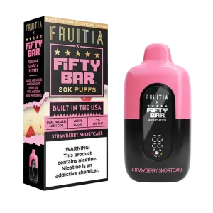 Strawberry Shortcake - Fifty Bar 20K Disposable Vape JellyPuffs