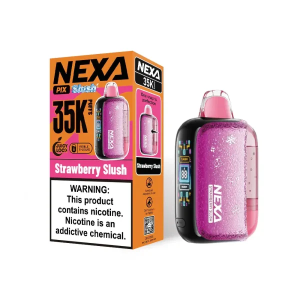 Strawberry Slush - NEXA Pix Slush 35K Disposable Vape JellyPuffs