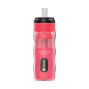 Strawmelon Peach - Ploox Mini Hookah 25k Disposable E-Hookah JellyPuffs