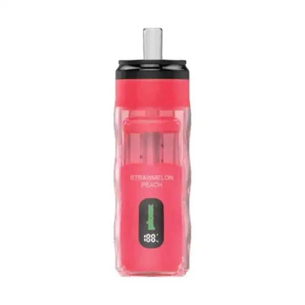 Strawmelon Peach - Ploox Mini Hookah 25k Disposable E-Hookah JellyPuffs