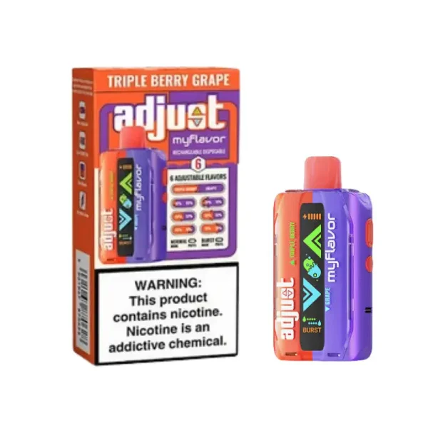 Triple Berry Grape - Adjust MyFlavor 40K Disposable Vape JellyPuffs