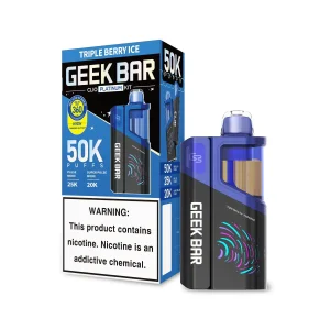 Triple Berry Ice - Geek Bar Clio Platinum 50k Disposable Vape Kit JellyPuffs
