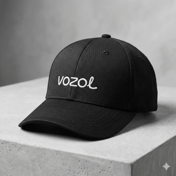 VOZOL Embroidered Logo Snapback Cap JellyPuffs