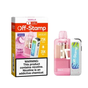 Vanilla - Off-Stamp X-Cube Crystal 35k Disposable Kit JellyPuffs