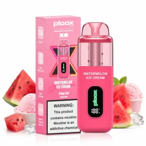 Watermelon Ice Cream - Ploox XS 25k Disposable E-Hookah JellyPuffs