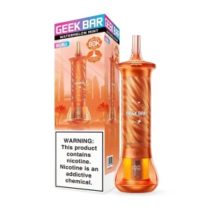 Watermelon Mint - Geek Bar Burj 80k Disposable E-Hookah JellyPuffs