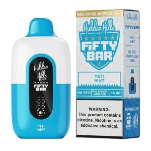 Yeti Mint - Fifty Bar 20K Disposable Vape JellyPuffs
