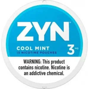ZYN Cool Mint Nicotine Pouches 3mg 6mg JellyPuffs