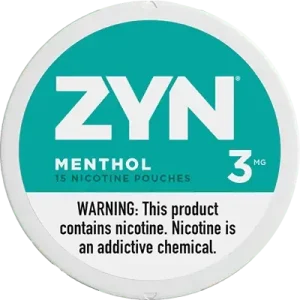 ZYN Menthol Nicotine Pouches 3mg 6mg JellyPuffs