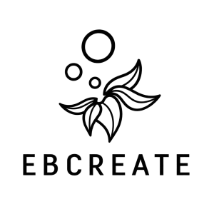 EBCREATE logo, disposable vape brand sold at JellyPuffs