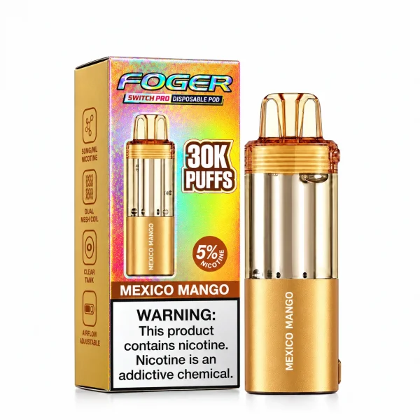 Mexico Mango – Foger Switch Pro 30K Pod | JellyPuffs