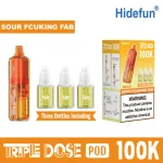 Sour Fcuking Fab - Hide Fun Triple Dose 100K Disposable Vape Pod