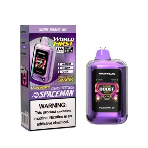 Sour Grape BG Spaceman Nebula 25K Plus Disposable Vape
