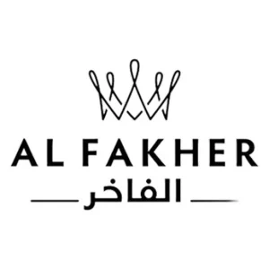 Al Fakher logo, disposable e-hookah brand sold at JellyPuffs