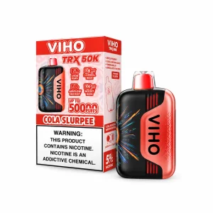Cola Slurpee VIHO TRX 50K disposable vape, up to 50,000 puffs, 20mL, 5% nicotine, 1500mAh rechargeable, no ice