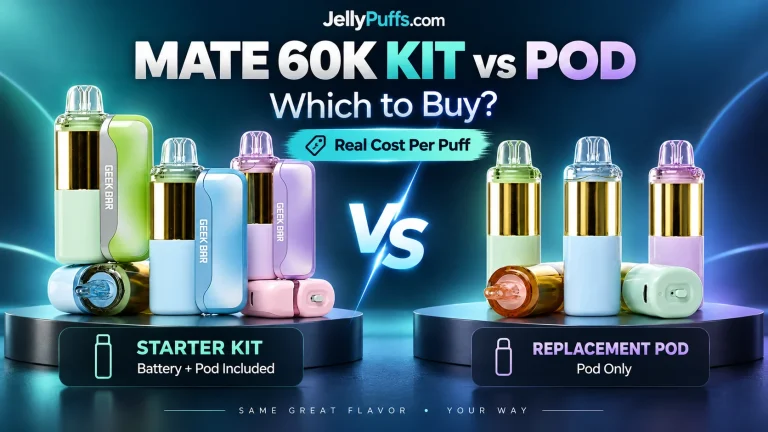 Geek Bar Mate 60K Kit vs Pod: Which to Buy & Real Cost Per Puff