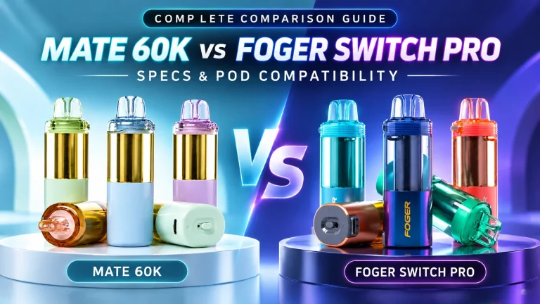 Geek Bar Mate 60K vs Foger Switch Pro: Specs & Pod Compatibility