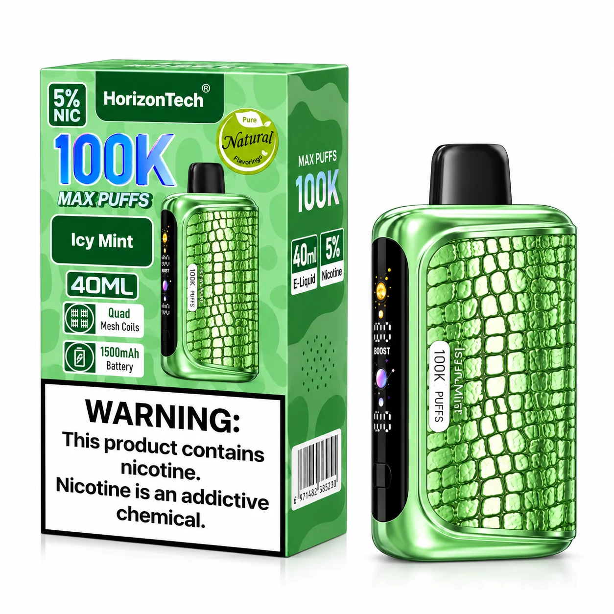 Icy Mint – HorizonTech 100k Disposable Vape